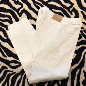 Men's White Straight Leg Jeans